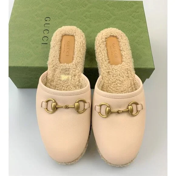 NIB Gucci Horsebit mules Size 38.5 - Picture 2 of 9